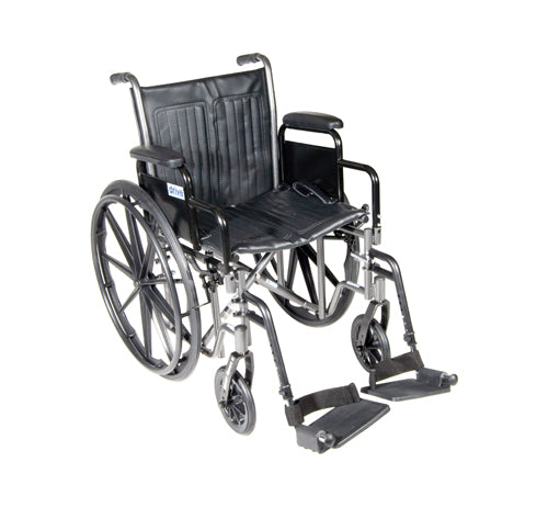Wheelchair Econ Rem Desk Arms 18  w/SF   Dual Axle K1/K2