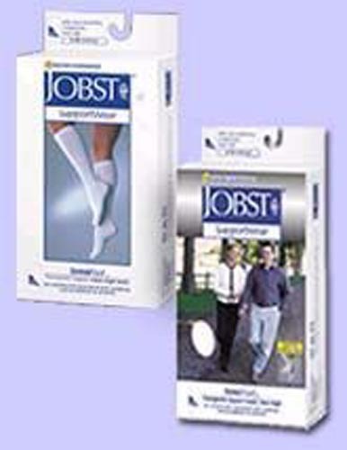 Jobst Sensifoot Over-The-Calf Sock White Medium