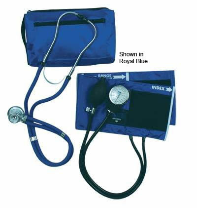 MatchMates Aneroid Sphyg Kit w/Stethoscope  Royal Blue